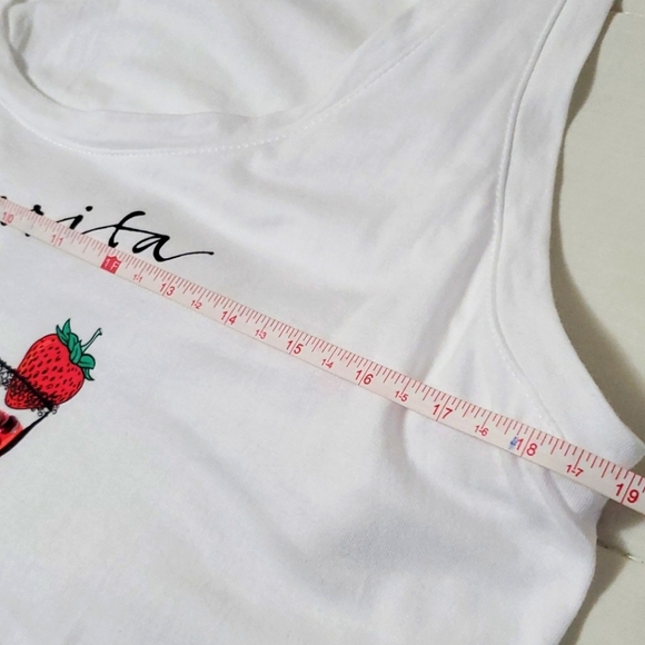 La Vie En Rose White Tank Top Sequins - Picture 9 of 11